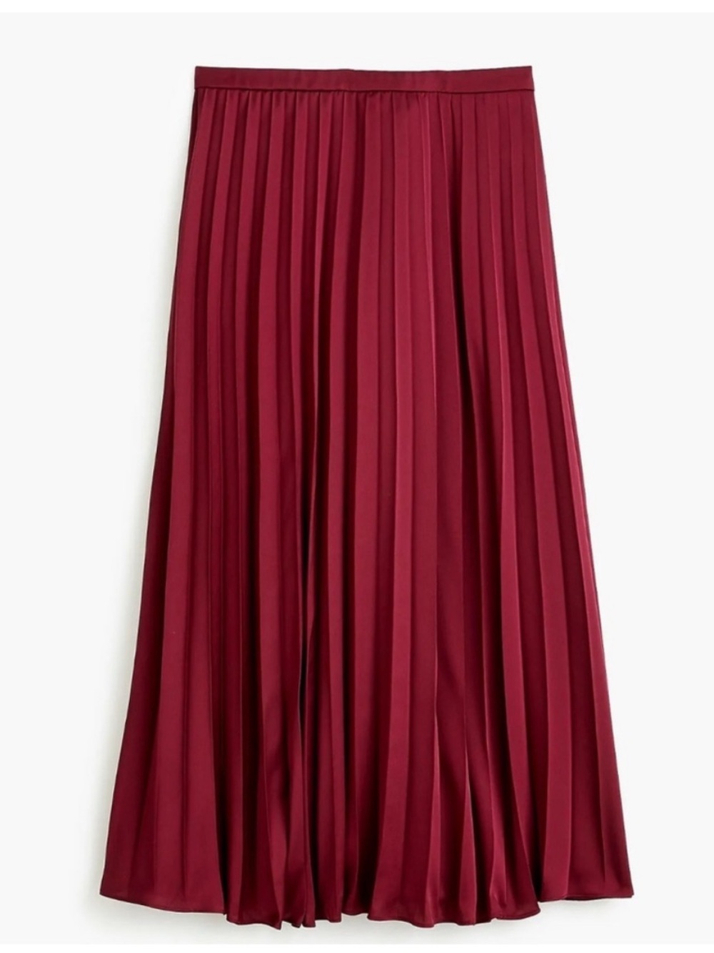 J. Crew Pleated Midi Skirt - 10 - Picture 2 of 9